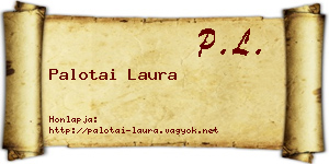 Palotai Laura névjegykártya